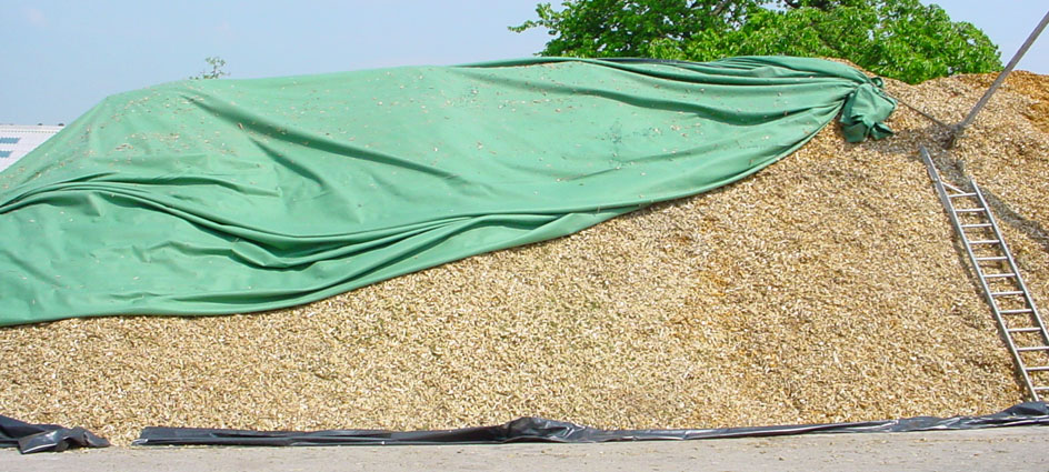 Lesto : Bâche séchage plaquettes de bois - Bâche de protection agricole 